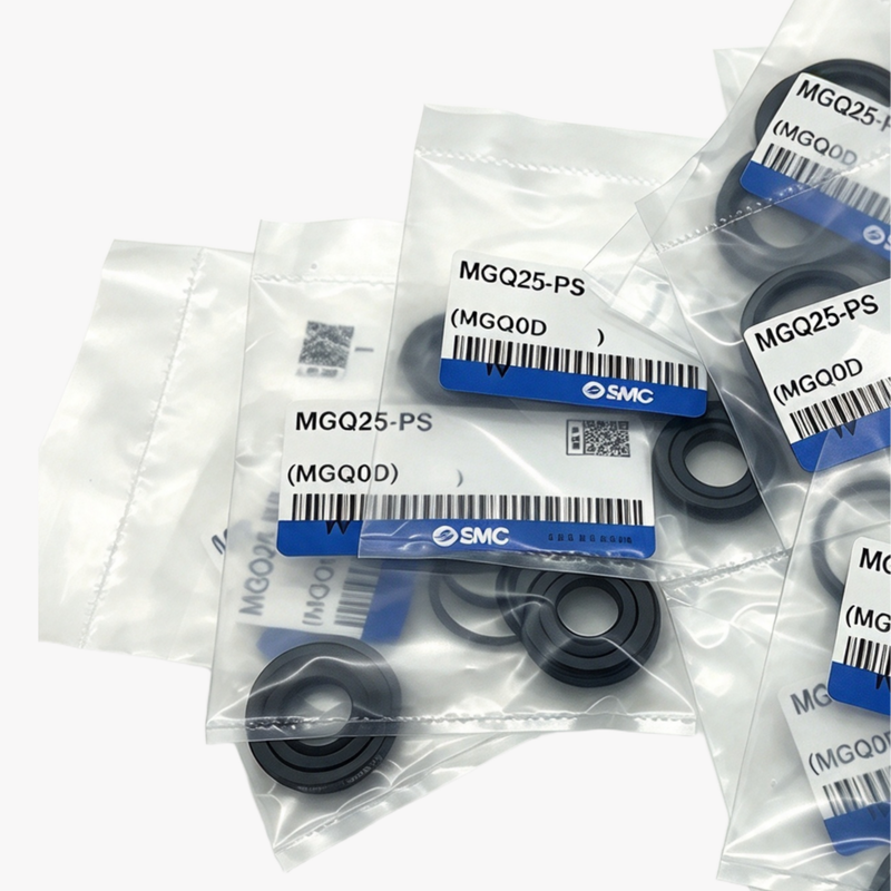 Bộ sửa chữa phớt xi lanh dẫn hướng nhỏ gọn SMC MGQ16-PS NBR Phớt cần piston cho xi lanh dẫn hướng khí nén tác động kép đường kính 16mm Bảo trì đại tu
