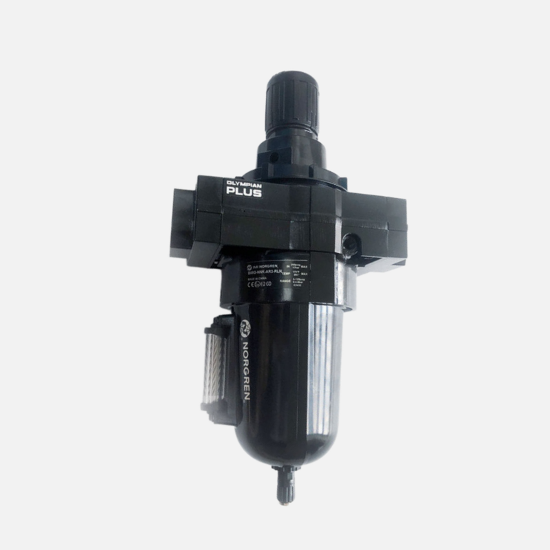 NORGREN B68G‑6GK‑AR3‑RLN B68G‑NNK‑MR3‑RLN Bộ lọc‑Bộ điều chỉnh Olympian Plus Thố nhôm Tự động‑Xả thủ công 40μm Nút khóa không nổi Lên đến 17Bar Cho mạch khí nén hạng nặng
