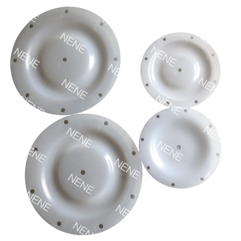Màng bơm dự phòng QBY3-15 QBY3-20 đường kính ngoài 125MM không lỗ màu trắng kích thước nhỏ