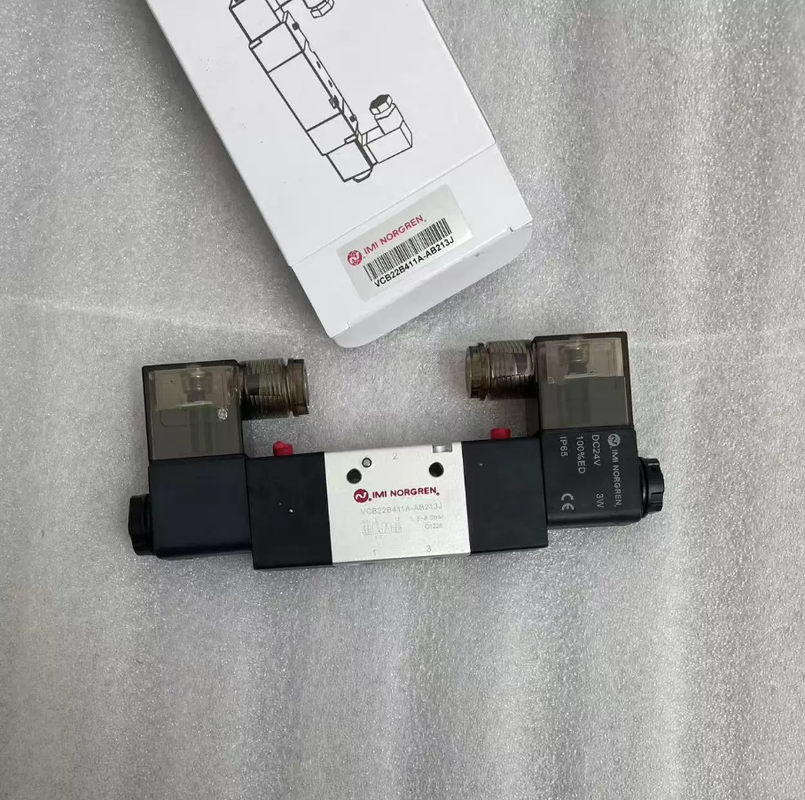 Norgren Pilot Spool Solenoid Valve VCB22B611A-AB213J G1/4 24VDC for Assembly Line OEM