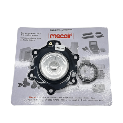 Bộ Lò Xo Màng Rời DB112 Bộ Phớt Cao Su FKM Phụ Tùng Thay Thế Hậu Mãi Cho Van Điện Từ Hút Bụi Mecair Bảo Dưỡng Tương Thích Van VNP/VEM212, VNP/VEM312, VNP/VEM412