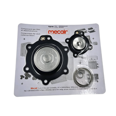 Phụ kiện đeo chịu tải nặng DB114 FKM Lắp ráp lò xo màng ngăn Thay thế trực tiếp để giảm rò rỉ cho Van điện từ Mecair Pulse Jet Tương thích với Van VNP/VEM214/314/414/614/714