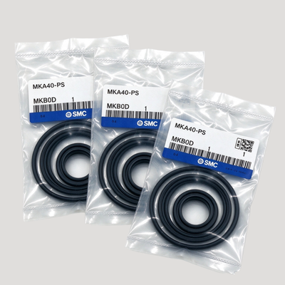Bộ thay thế phớt xi lanh SMC MKB/MKA32-PS Vòng đệm chống lão hóa phù hợp với xi lanh kẹp xoay đường kính 32mm dòng MK để sửa chữa thiết bị giữ phôi tự động