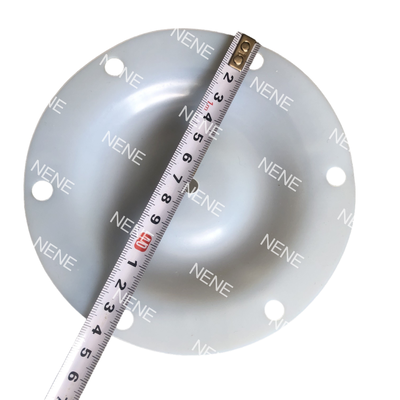 Màng ngăn QBY3-50 QBY3-65 Đường kính ngoài 225MM Không có lỗ Màng chống hóa chất màu trắng cho bơm công nghiệp