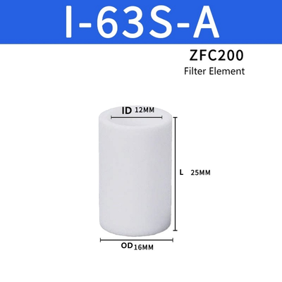 SMC ZFC200 ZFC300 ZFC Series Bộ lọc hút dạng ống Sức chứa bụi bẩn cao Chặn các mảnh vụn mịn Giảm dao động chân không cho thiết bị công nghiệp liên tục Chọn và Đặt